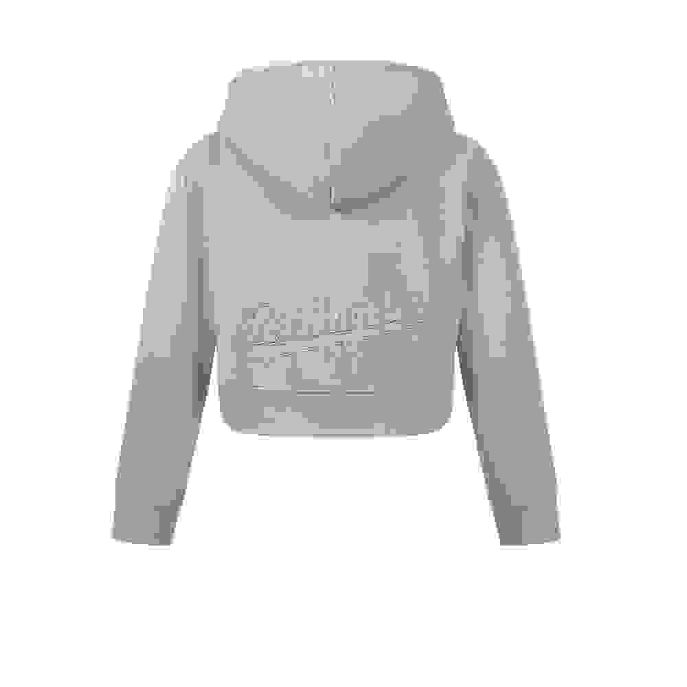 Pro Standard MLB Los Angeles Dodgers Neutral Big Girls' Khaki Fleece Pullover Hoodie